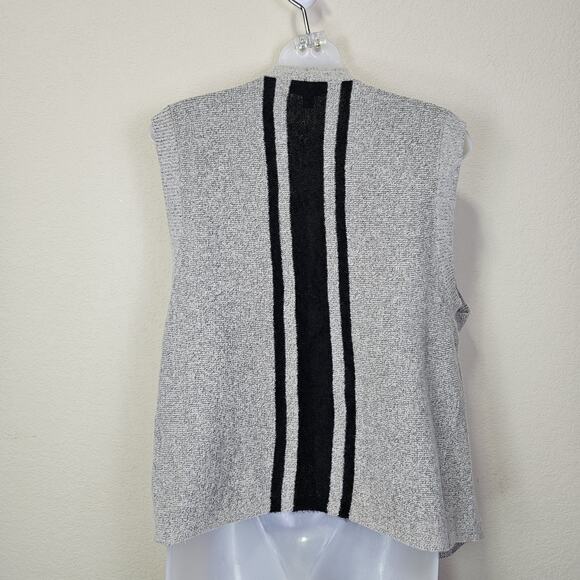 Banana Republic Women L Open Sweater Vest Wool Alpaca Mohair Boho Knit Lagenlook - Picture 5 of 16